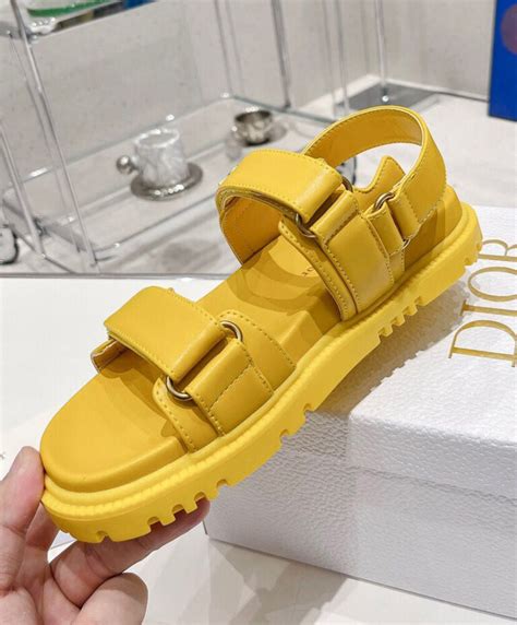 dior slides neon|Dior sandals for women.